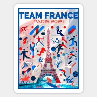 Team France - Paris 2024 Sticker